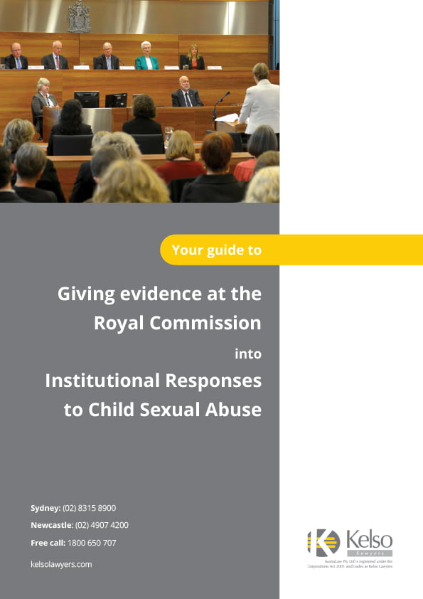 guide to giving evidence at royal commission