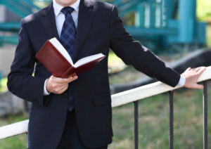 jehovah's witness with bible