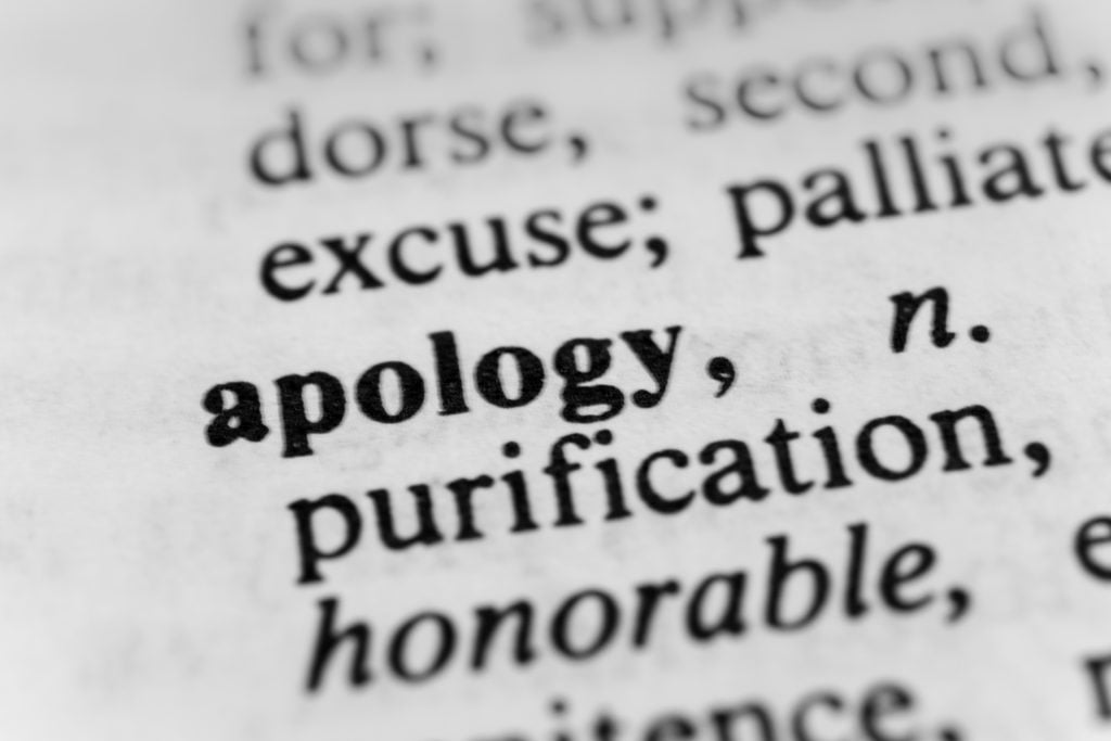Apology-description