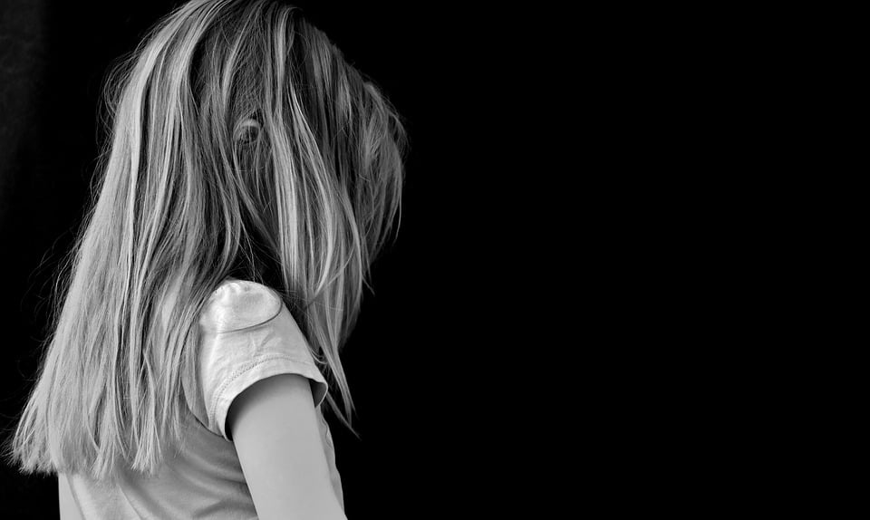 sad little girl