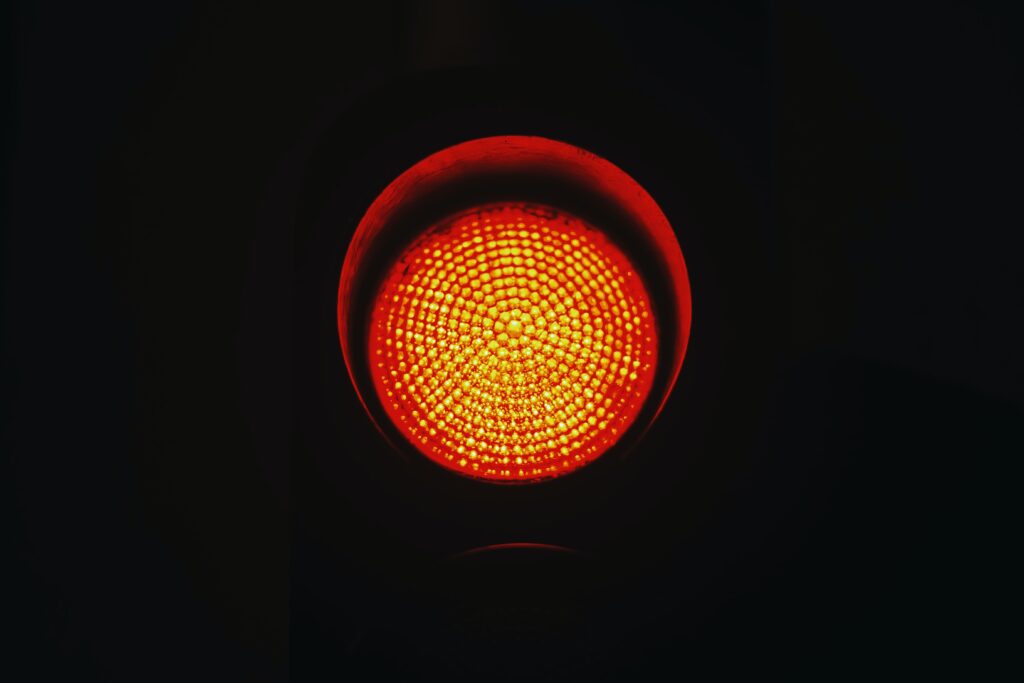 red traffic lights