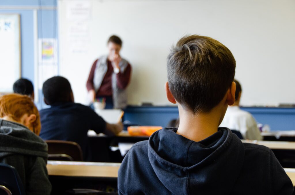 children in a classroom