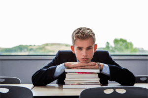 sad student