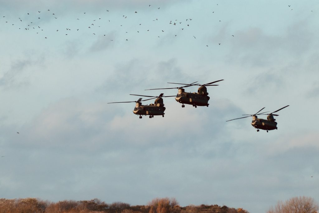 army helicopters