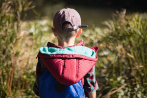 boy camping